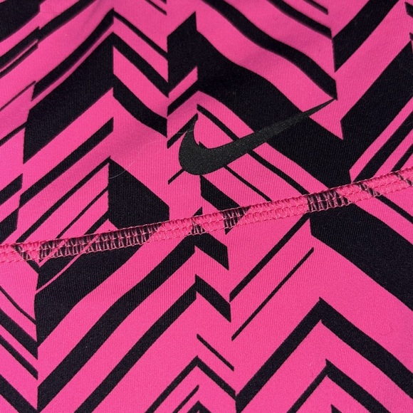 Nike DriFit High Waist Legging in Pink/Black - Picture 2 of 4